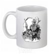 Ceramic mug Mandaloretz and Yoda White фото