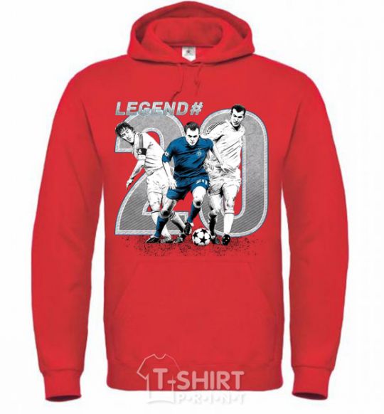 Men`s hoodie Legend 20 bright-red фото