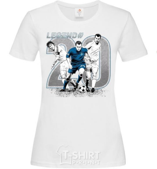 Women's T-shirt Legend 20 White фото