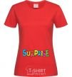 Women's T-shirt Surprise red фото
