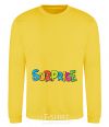 Sweatshirt Surprise yellow фото
