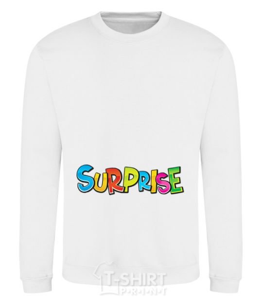 Sweatshirt Surprise White фото