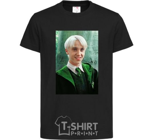 Kids T-shirt Malfoy in his robes black фото