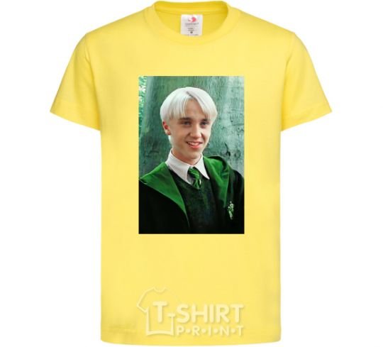 Kids T-shirt Malfoy in his robes cornsilk фото