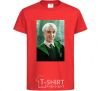 Kids T-shirt Malfoy in his robes red фото