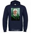 Men`s hoodie Malfoy in his robes navy-blue фото