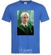 Men's T-Shirt Malfoy in his robes royal-blue фото