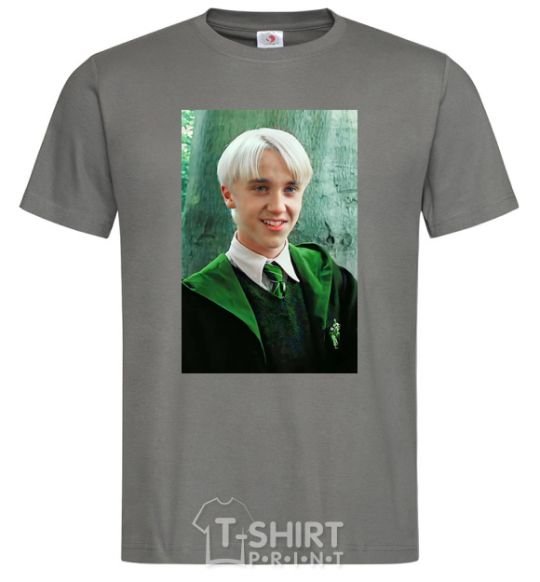 Men's T-Shirt Malfoy in his robes dark-grey фото