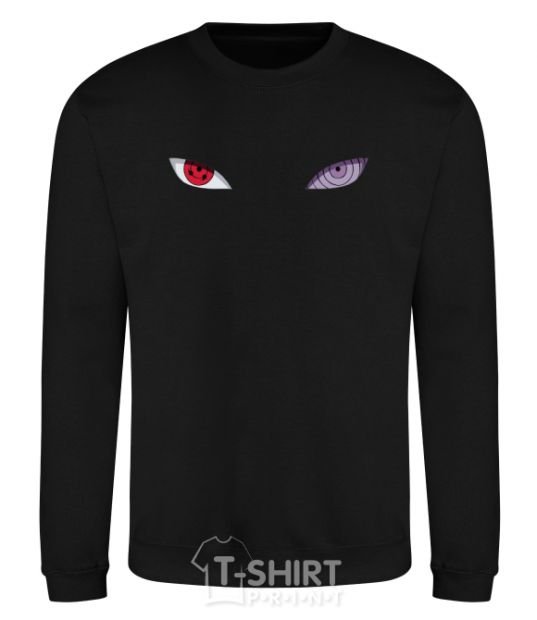 Sweatshirt Naruto eyes V.1 black фото