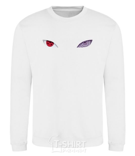 Sweatshirt Naruto eyes V.1 White фото