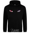 Men`s hoodie Naruto eyes V.1 black фото