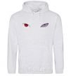 Men`s hoodie Naruto eyes V.1 sport-grey фото