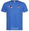 Men's T-Shirt Naruto eyes V.1 royal-blue фото