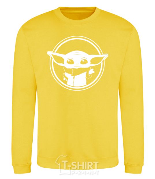 Sweatshirt Little Yoda yellow фото