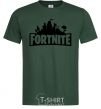 Мужская футболка Fortnite logo Темно-зеленый фото