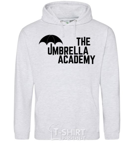 Men`s hoodie The umbrella academy logo sport-grey фото