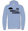 Men`s hoodie The umbrella academy logo sky-blue фото