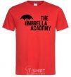 Men's T-Shirt The umbrella academy logo red фото