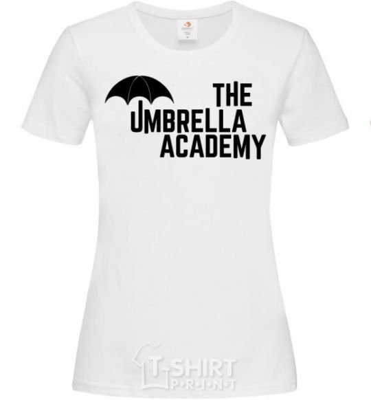 Women's T-shirt The umbrella academy logo White фото