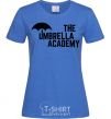 Women's T-shirt The umbrella academy logo royal-blue фото