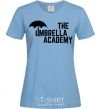 Women's T-shirt The umbrella academy logo sky-blue фото