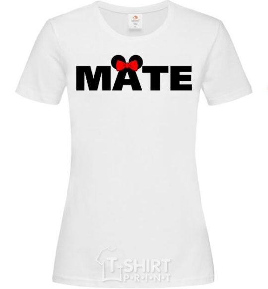 Women's T-shirt Mate White фото