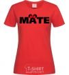 Women's T-shirt Mate red фото