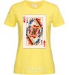 Women's T-shirt Couple's card cornsilk фото