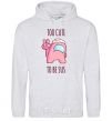 Men`s hoodie Among us too cute sport-grey фото