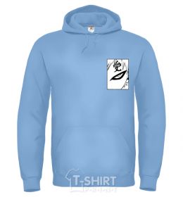 Men`s hoodie Gaara sky-blue фото