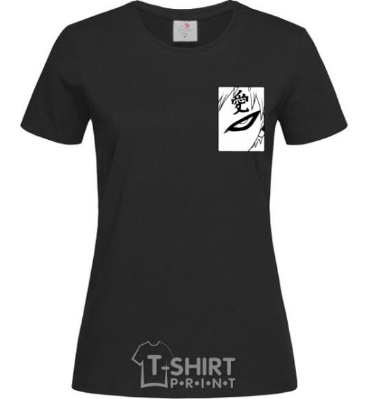 Women's T-shirt Gaara black фото