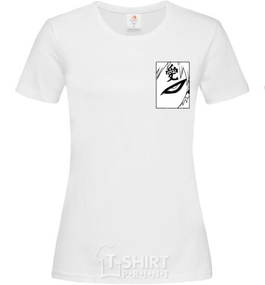 Women's T-shirt Gaara White фото
