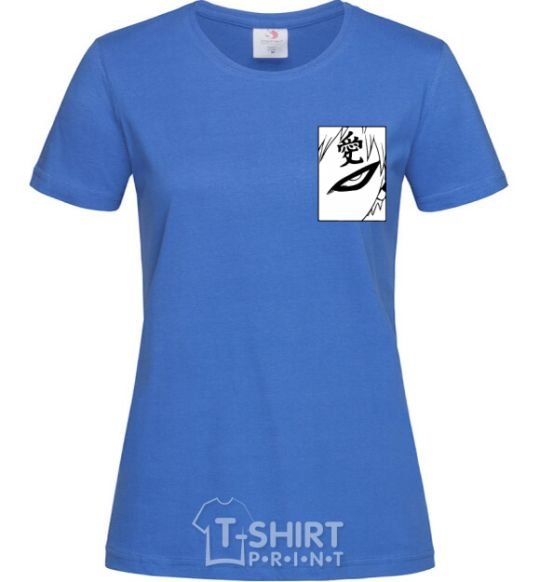Women's T-shirt Gaara royal-blue фото