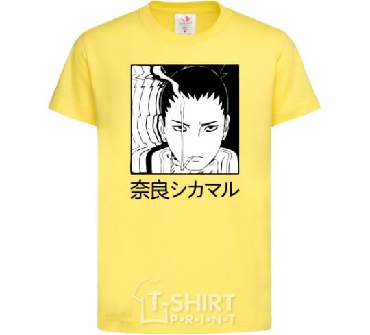 Kids T-shirt Shikamaru cornsilk фото