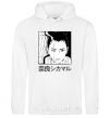 Men`s hoodie Shikamaru White фото