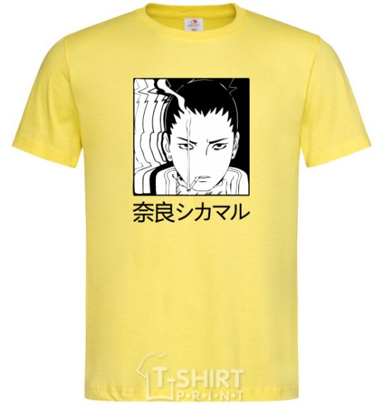 Men's T-Shirt Shikamaru cornsilk фото