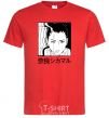 Men's T-Shirt Shikamaru red фото