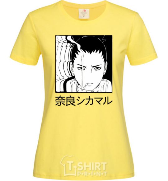 Women's T-shirt Shikamaru cornsilk фото