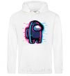 Men`s hoodie Among us, the shift White фото