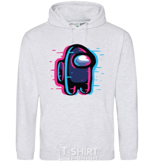 Men`s hoodie Among us, the shift sport-grey фото