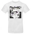 Men's T-Shirt Naruto eyes White фото