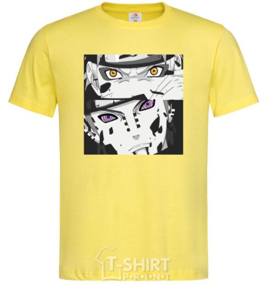 Men's T-Shirt Naruto eyes cornsilk фото