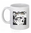 Ceramic mug Naruto eyes White фото
