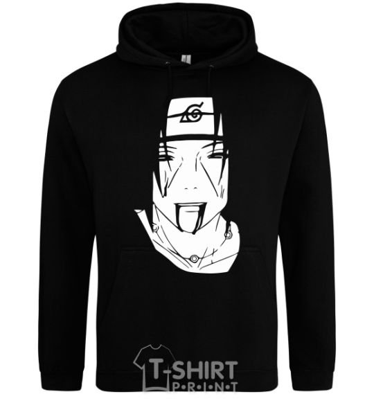 Men`s hoodie Itachi naruto black фото