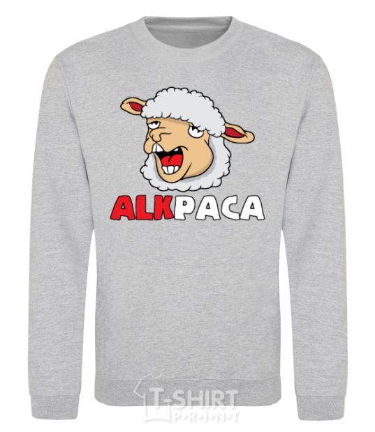 Sweatshirt ALKPACA web sport-grey фото