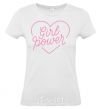 Women's T-shirt Girl power web White фото