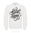 Sweatshirt Girl boss White фото