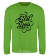 Sweatshirt Girl boss orchid-green фото