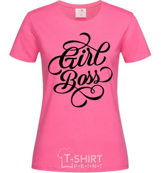 Women's T-shirt Girl boss heliconia фото