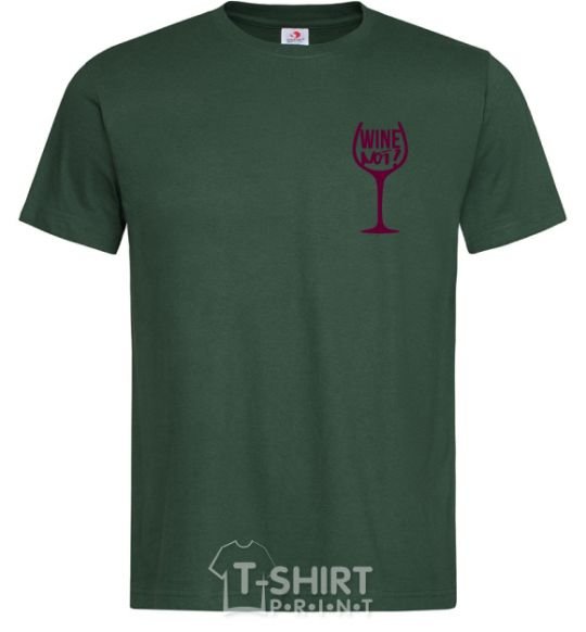 Men's T-Shirt Wine not bottle-green фото